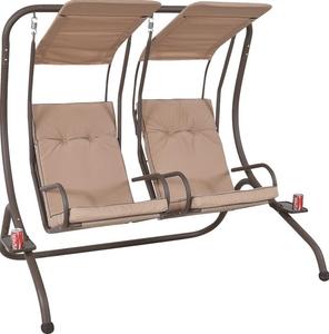 Luxury 2 Person Steel Canopy Modern <strong>Love</strong> Seat Hanging Swing <strong>Chair</strong> for Outdoor <strong>Garden</strong> &amp; Patio Use - Product Image 5
