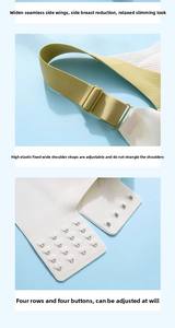 Ropa interior deportiva de verano para <span class=keywords><strong>mujer</strong></span>, sujetador fino sin rastro Estilo <span class=keywords><strong>Chaleco</strong></span>, anillo sin Acero, realce para pecho grande, diseño hermoso y fresco Plus - Product Image 2