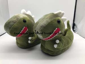 Dernières pantoufles pour enfants en peluche de <span class=keywords><strong>dinosaure</strong></span> de qualité supérieure, cadeau promotionnel d'hiver, pour hommes - Product Image 6