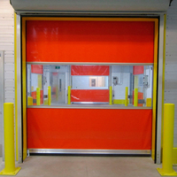 Vente directe d'usine de portes à enroulement flexibles, adaptées aux portes rapides en PVC résistantes au vent dans les usines et ateliers
