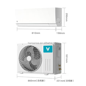 เครื่องปรับอากาศอัจฉริยะ VIOMI AI 12000/18000BTU แบบติดผนัง ประหยัดพลังงาน R32 เงียบ 35dB สำหรับแอฟริกา แรงดันไฟต่ำ AI Smart Co - Product Image 3