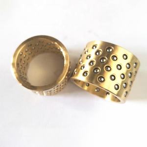 ปรับแต่งตลับลูกปืนเชิงเส้น ลูกปืนทองเหลือง ตัวกรงลูกปืนทองเหลือง บุชชิ่งทองแดง - Product Image 2