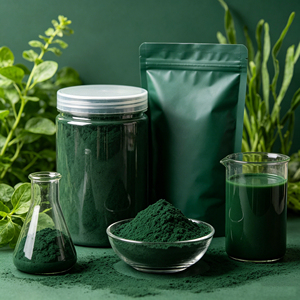 <span class=keywords><strong>Poudre</strong></span> de <span class=keywords><strong>spiruline</strong></span> biologique certifiée USDA en vrac, qualité alimentaire, 100 % pure et naturelle, superaliment d'algues vertes pour compléments alimentaires - Product Image 5