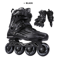 Patins à roulettes professionnels pour adultes, patins à roulettes de slalom à grande vitesse, 4 roues, chaussures de patinage pour adultes