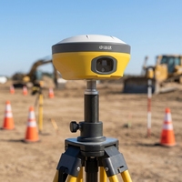 Hi-Target V5 V600L Laser Dual-Camera Rover GNSS RTK Visual AR Stakeout Surveying GPS Receiver dengan Akurasi 2cm IP68