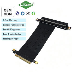 Câble d'extension PCI-E 16X vers PCI-E 4X/8X personnalisé, conducteur en cuivre de qualité industrielle avec isolation en PVC G-KARVE DR2361 - Product Image 1