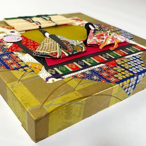 แผง3D ศิลปะทำจากกระดาษโอริกามิตุ๊กตาจีนสวยงามเป็นของขวัญแต่งงาน - Product Image 2