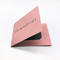 Carte-cadeau en plastique personnalisée avec code-barres et porte-carte pour le club de beauté des ongles