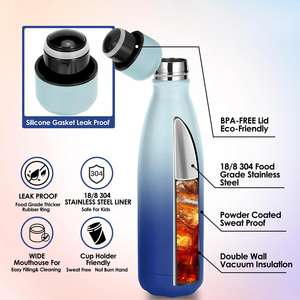 Vente en gros de gobelets isothermes en acier inoxydable personnalisés, pour boissons chaudes et froides, pour la maison et l'école - Product Image 4