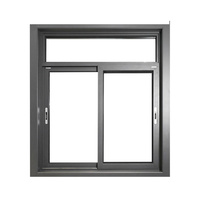 Ventanas Corredizas de Aluminio con Doble Acristalamiento Insonorizadas de Diseño Moderno con Mosquitera