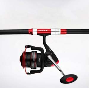 Caña de pescar telescópica larga de fibra de carbono de 3,6 M-6,3 M, caña de pescar de agua salada - Product Image 4