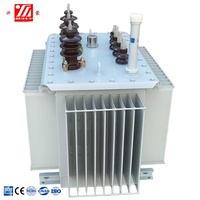 Transformateur de distribution immergé dans l'huile haute tension 35 kV 2500 kVA, bobinage en cuivre, refroidissement ONAN, équipement électrique extérieur