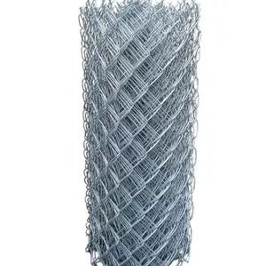 Galvanized Iron Diamond Wire Mesh Used Chain Link Fence