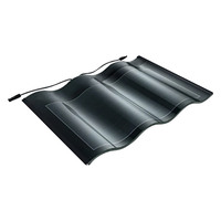 Tuiles solaires photovoltaïques 3 courbes 30W 32W 50W 60W Tuile à triple arche BIPV Écologique Rénovation de maison pour le marché européen