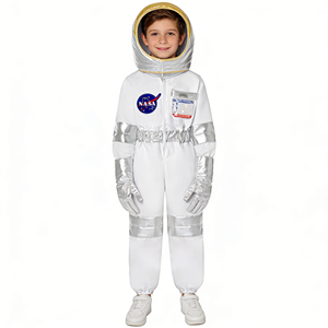Costumes d'Halloween <span class=keywords><strong>YuYuan</strong></span> pour enfants, costume d'astronaute pour filles et garçons, combinaison spatiale, cosplay - Product Image 2