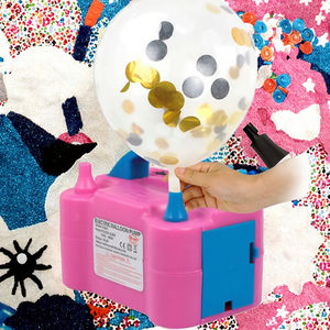 เครื่องสูบลมไฟฟ้าพกพา Hilum สำหรับลูกโป่ง AC110V-120V 600W หัวฉีดเดี่ยว พร้อมอุปกรณ์รัดสาย ใช้กับลูกโป่ง PVC สำหรับตกแต่งงานปาร์ตี้ - Product Image 3