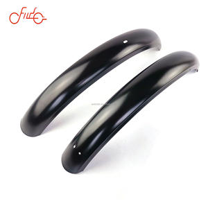 Ensemble de garde-boue de vélo gros avant et arrière à couverture complète de haute qualité 20x4.0 & 26x4.0 large vtt garde-boue tout-terrain pour pneus de 4.0 pouces - Product Image 1