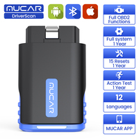 Escáner OBD2 MUCAR DriverScan, Herramienta de Diagnóstico de Sistema Completo a Nivel OE, Prueba Activa Bidireccional, 15 Funciones de Servicio