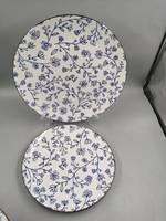 Service de table en céramique de style chinois vintage, motif floral, assiette plate de qualité supérieure