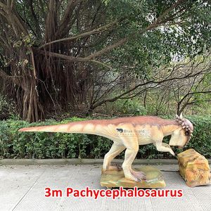 Bosque Jurásico Decoración Animatronic Dinosaurios Realista <span class=keywords><strong>Pachycephalosaurus</strong></span> Modelo - Product Image 4