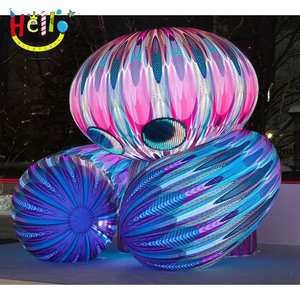 Sculptures éclairées par couleur Accessoires de scène fantaisistes Wonderland Psychédélique gonflable - Product Image 1