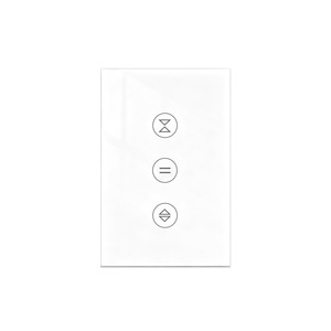 Graffiti Smart Roller Shutter Switch 118-US-TW-RS-01 White AC 100-240V 2.4Ghz WiFi Alexa Control Garage Door Opener - Product Image 1