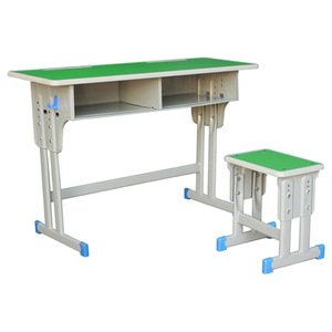 Two Seat Students Desk Chair Set Training <strong>Class</strong> Primary Middle School Desk <strong>and</strong> Chair Bench <strong>Classroom</strong> - Product Image 3