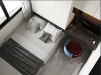Armoire de chambre d'enfant avec bureau, meubles modernes pour chambre d'enfant