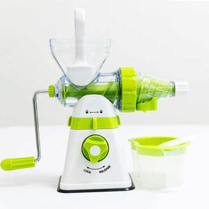 Xách tay của nhãn hiệu máy ép trái cây với Silicone hút dưới dễ dàng lưu trữ tay-cranked nước trái cây ép PP nhựa - Product Image 1