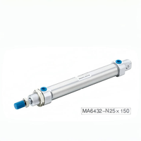 Camozzi 24N2A Serie Mini Cilindro de aire ISO6432 Componente neumático de acero inoxidable estándar Piezas neumáticas de alta calidad