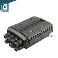 Caja de Distribución Óptica Gcabling Tipo Domo para 24, 48, 144 Fibras, Cierre Óptico de Tipo Domo, Caja de Distribución IP68 para Internet