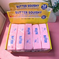 Jouet Squishy Ultra-Moelleux en PU, Saveur Beurre, à Rebond Lent, Préféré des Influenceurs Transfrontaliers