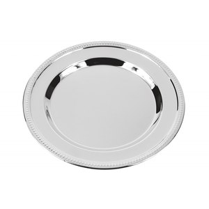 Vassoio Rotondo Ecologico per Servire, Diametro 310 mm, Vassoio Decorativo per Alimenti per Uso Domestico - Product Image 1