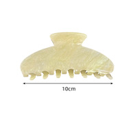 CHUJIAN Pinces à cheveux en acrylique scintillantes de haute qualité 10,5 cm, motif vague galaxie, pinces requin translucides chatoyantes pour femmes