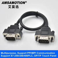 Cable de programación USB PPI MPI para adaptador PLC S7-200 300 400 6ES7972-0CB20-0XA0 Simatic RS485 compatible con WIN7/XP/VISTA