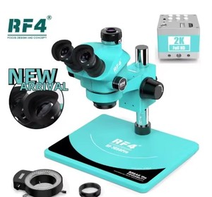 ปรับปรุงใหม่ RF4 2023 ปุ่มปรับกล้องจุลทรรศน์แบบใหม่ 6 ระดับ ล็อคได้อย่างแม่นยำ กำลังขยาย 7-50 เท่า ซูมแบบสามตา RF-7050PRO - Product Image 4