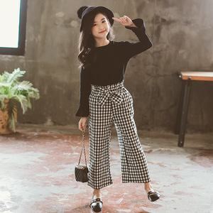 Wholesale England Style Women Children Clothing Low Price Spring & Autumn Cotton <b>Jeans</b> Suits Set for Girls - Product Image 4