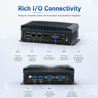 Computadora Compacta de Automatización con CPU I3-8130U/I5-8250U/I7-8550U, LAN, USB, COM, HD, VGA, SSD para Integración de Equipos, PC Industrial
