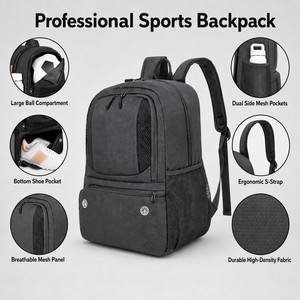 <span class=keywords><strong>Sac</strong></span> à <span class=keywords><strong>dos</strong></span> de football imperméable de haute qualité personnalisé avec compartiment pour ballon et poche pour chaussures pour les jeunes enfants et les adultes, grand <span class=keywords><strong>sac</strong></span> de sport - Product Image 2