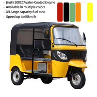 Tricycle à essence Golden Lion 200cc à refroidissement par eau et double rangée, le plus vendu