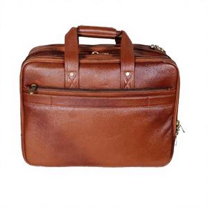 2026 Best Selling Cowhide <b>Leather</b> Laptop <b>Briefcase</b> Unique Design Quality Genuine & PU <b>Leather</b> for Office Use Laptop Bag - Product Image 3