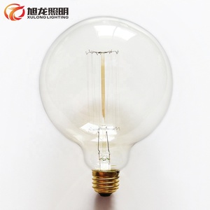 G125 <span class=keywords><strong>Globe</strong></span> cổ điển Edison đèn E27/B22 40W 60W bóng đèn sợi đốt đèn - Product Image 2