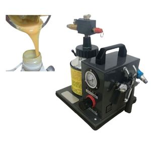 Industrial Automatic Pneumatic <b>Glue</b> Filling & Spraying Machine for Shoe Luggage Leather Processing - Product Image 1