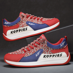 2024 chaussures en PU décontractées respirantes en maille de mode extérieure avec logo personnalisé baskets de loisirs noires pour hommes Stock de sport pour hommes - Product Image 4