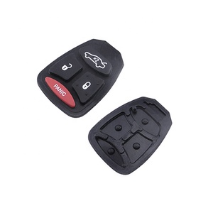 Botón suave de alta calidad para mando a distancia, 4 botones para Chrysler, Jeep, Dodge, reemplazo de llaves inteligentes, suministros de cerrajero de goma - Product Image 2