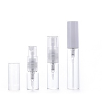 Échantillon gratuit rechargeable verre transparent atomiseur bouteille cosmétique 10ml vaporisateur 5 ml voyage parfum bouteille vaporisateur à vendre