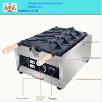 Usine En Gros Électrique Chaussure En Forme De Gaufrier Revêtement Antiadhésif Pantoufle Commerciale En Forme De Gaufrier Nouvel État