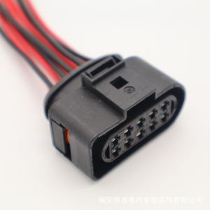 Conector automotriz 1J0973735 de 12 pines, enchufe de plástico negro para arnés de cableado de automóvil - Product Image 1