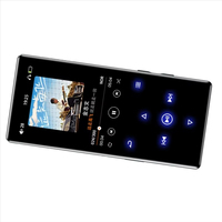 Lecteur MP3 portable avec Bluetooth, son Hi-Fi, fonction Shuffle, boucle unique, radio FM, haut-parleur HD intégré et enregistrement vocal