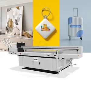 Ri coh Head UV Flatbed Printer Digital Inkjet Printing Machine for Wood PVC Phone Case Acrylic Glass